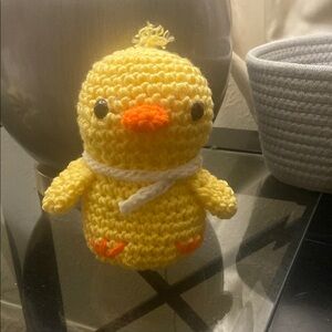 Yellow Crochet chick amigurumi